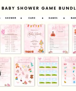 Baby Shower Planner – 30+ planning pages – Printable Baby Shower PDF – Baby shower checklist – event party planner – babyshower planner