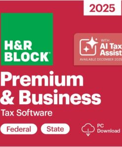 H&R Block Premium & Business 2025 (Windows Digital Download)