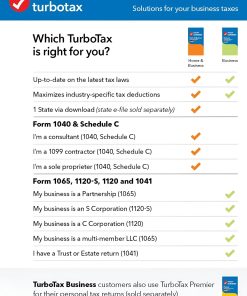 [Old Version] TurboTax Business 2024: Software, Federal Tax Return [PC Download] - Image 3