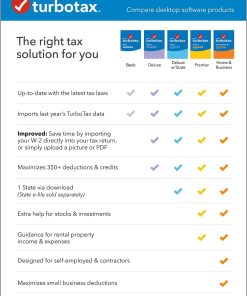 [Old Version] TurboTax - Deluxe 2022 Federal + E-file and State - Windows, Mac [Digital] - Image 4