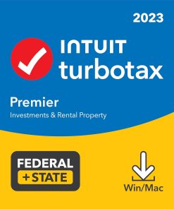 [Old Version] TurboTax - Premier 2023 Fed + E-file & State - Mac OS, Windows [Digital]