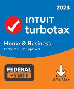 [Old Version] TurboTax - Home & Business 2023 Federal + E-file & State - Mac OS, Windows [Digital]