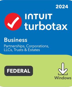 [Old Version] TurboTax Business 2024: Software, Federal Tax Return [PC Download]