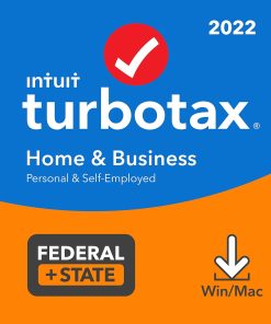 [Old Version] TurboTax - Home and Business 2022 Federal + E-file and State - Windows, Mac[Digital]