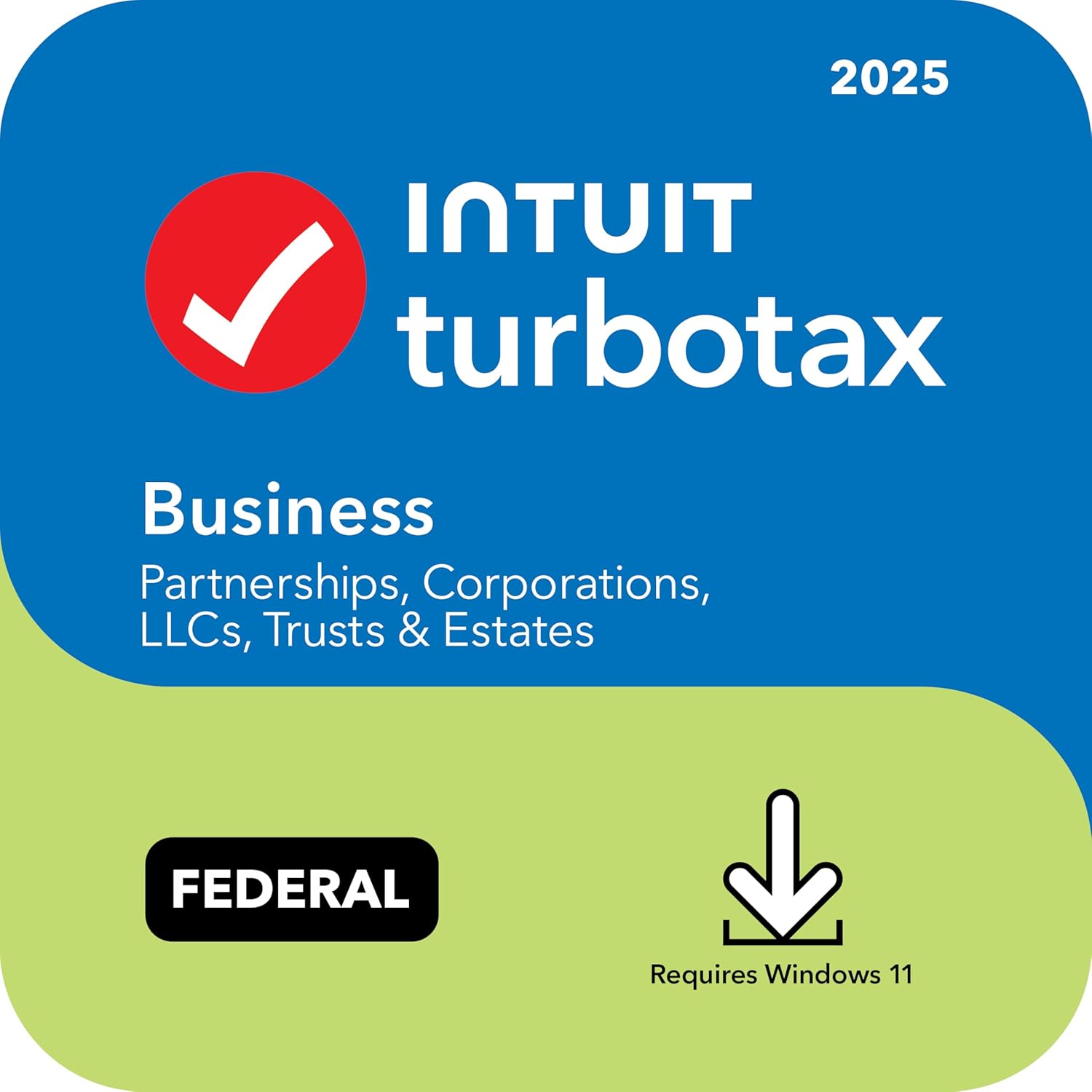 TurboTax Business 2025 Tax Software | Federal Return | Windows PC | Instant Digital Download