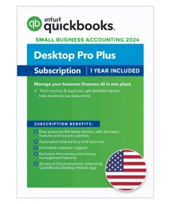 Quickbooks Desktop Pro Plus 2024 - 1 Year Subscription